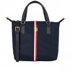 Handtasche Poppy Small Tote Navy Corporate, Farbe: blau/petrol, Marke: Tommy Hilfiger, EAN: 8720116547825, Abmessungen in cm: 29x22x15, Bild 1 von 3