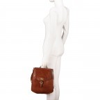 Rucksack Ada Marrone, Farbe: cognac, Marke: The Bridge, EAN: 8033748509766, Abmessungen in cm: 25x29x10, Bild 4 von 6