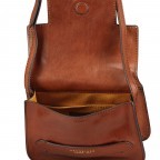 Umhängetasche Lucrezia Marrone, Farbe: cognac, Marke: The Bridge, EAN: 8033748489051, Abmessungen in cm: 21x16x7.5, Bild 6 von 6