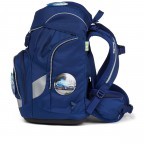 Schulranzen Pack Set 6-teilig Modell 2022 BlaulichtBär, Farbe: blau/petrol, Marke: Ergobag, EAN: 4057081119233, Abmessungen in cm: 25x35x22, Bild 4 von 12