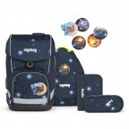 Schulranzen Cubo Galaxy Glow Edition Set 5-teilig Modell 2022 KoBärnikus, Farbe: blau/petrol, Marke: Ergobag, EAN: 4057081119639, Abmessungen in cm: 25x40x20, Bild 1 von 13