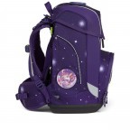 Schulranzen Cubo Galaxy Glow Edition Set 5-teilig Modell 2022 Bärgasus, Farbe: flieder/lila, Marke: Ergobag, EAN: 4057081119622, Abmessungen in cm: 25x40x20, Bild 4 von 13