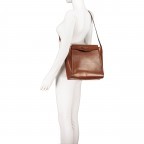 Beuteltasche Angela Marrone, Farbe: cognac, Marke: The Bridge, EAN: 8033748512216, Abmessungen in cm: 28x27x11, Bild 5 von 6