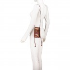 Handytasche Lucrezia Marrone, Farbe: cognac, Marke: The Bridge, EAN: 8033748509452, Abmessungen in cm: 10x18x4, Bild 4 von 6