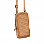 Handytasche Soft-Weaving Edith B3.2323 mit Schulterriemen Sweet Caramel, Farbe: cognac, Marke: Harbour 2nd, EAN: 4046478055605, Abmessungen in cm: 10x16.3x1.5, Bild 2 von 7