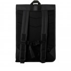 Rucksack Rolltop Black, Farbe: schwarz, Marke: Rains, EAN: 5711747497965, Abmessungen in cm: 31x49x10, Bild 2 von 5