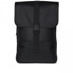 Rucksack Buckle Backpack Mini Black, Farbe: schwarz, Marke: Rains, EAN: 5711747498665, Abmessungen in cm: 29x42x8, Bild 1 von 5