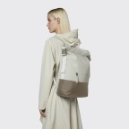 Rucksack Buckle Rolltop Fossil, Farbe: beige, Marke: Rains, EAN: 5711747498764, Abmessungen in cm: 34x47x12, Bild 4 von 5