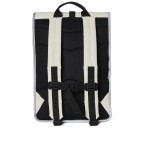 Rucksack Rolltop Reflective mit Laptopfach 16 Zoll Fossil, Farbe: beige, Marke: Rains, EAN: 5711747499358, Abmessungen in cm: 32x48x10, Bild 2 von 7