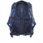 Rucksack Mate 30 Liter Deep Matrix, Farbe: blau/petrol, Marke: Coocazoo, EAN: 4047443468451, Abmessungen in cm: 30x44x23, Bild 2 von 9