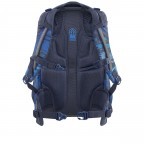 Rucksack Mate Deep Matrix, Farbe: blau/petrol, Marke: Coocazoo, EAN: 4047443468451, Abmessungen in cm: 30x44x23, Bild 2 von 9