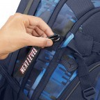 Rucksack Mate Deep Matrix, Farbe: blau/petrol, Marke: Coocazoo, EAN: 4047443468451, Abmessungen in cm: 30x44x23, Bild 6 von 9