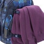 Rucksack Mate Deep Matrix, Farbe: blau/petrol, Marke: Coocazoo, EAN: 4047443468451, Abmessungen in cm: 30x44x23, Bild 8 von 9