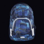 Rucksack Mate Deep Matrix, Farbe: blau/petrol, Marke: Coocazoo, EAN: 4047443468451, Abmessungen in cm: 30x44x23, Bild 9 von 9