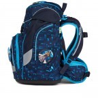 Schulranzen Pack Lumi Edition Set 6-teilig Modell 2022 TiefseetauchBär, Farbe: blau/petrol, Marke: Ergobag, EAN: 4057081119318, Abmessungen in cm: 25x35x22, Bild 4 von 15