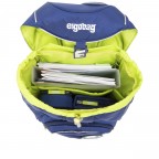 Schulranzen Pack Lumi Edition Set 6-teilig Modell 2022 TiefseetauchBär, Farbe: blau/petrol, Marke: Ergobag, EAN: 4057081119318, Abmessungen in cm: 25x35x22, Bild 8 von 15