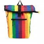 Rucksack mit Rolltop Rainbow, Farbe: bunt, Marke: Blackbeat, EAN: 8720629073446, Bild 1 von 5
