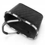 Einkaufskorb Carrybag Rhombus Black, Farbe: schwarz, Marke: Reisenthel, EAN: 4012013726941, Abmessungen in cm: 48x29x28, Bild 3 von 4