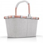 Einkaufskorb Carrybag Frame Twist Sky Rose, Farbe: grau, Marke: Reisenthel, EAN: 4012013726293, Abmessungen in cm: 48x29x28, Bild 1 von 6