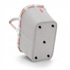 Einkaufskorb Carrybag Frame Twist Sky Rose, Farbe: grau, Marke: Reisenthel, EAN: 4012013726293, Abmessungen in cm: 48x29x28, Bild 5 von 6