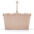 Einkaufskorb Carrybag Frame Twist Coffee, Farbe: beige, Marke: Reisenthel, EAN: 4012013727931, Abmessungen in cm: 48x29x28, Bild 2 von 6