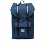 Rucksack Little America mit Laptopfach 15 Zoll Volumen 23 Liter Ensign Blue Crosshatch, Farbe: blau/petrol, Marke: Herschel, EAN: 0828432529803, Abmessungen in cm: 28.56x49.9x17.78, Bild 1 von 5