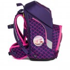 Schulranzen Wide Lumi Edition Set 5-teilig PerlentauchBär, Farbe: flieder/lila, Marke: Ergobag, EAN: 4057081124367, Abmessungen in cm: 28x40x25, Bild 3 von 8