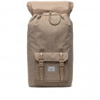 Rucksack Little America mit Laptopfach 15 Zoll Volumen 23 Liter Tobacco Crosshatch, Farbe: braun, Marke: Herschel, EAN: 0828432529810, Abmessungen in cm: 28.56x49.9x17.78, Bild 2 von 5