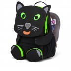 Rucksack Großer Freund für Kinder Schwarzer Panther, Farbe: schwarz, Marke: Affenzahn, EAN: 4057081102013, Abmessungen in cm: 20x31x12, Bild 2 von 5