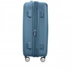 Trolley Soundbox 4-Rollen 67 cm Stone Blue, Farbe: blau/petrol, Marke: American Tourister, EAN: 5400520102928, Abmessungen in cm: 46.5x67x29, Bild 4 von 11