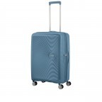 Trolley Soundbox 4-Rollen 67 cm Stone Blue, Farbe: blau/petrol, Marke: American Tourister, EAN: 5400520102928, Abmessungen in cm: 46.5x67x29, Bild 6 von 11