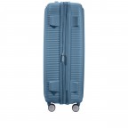 Trolley Soundbox 4-Rollen 77 cm Stone Blue, Farbe: blau/petrol, Marke: American Tourister, EAN: 5400520102942, Abmessungen in cm: 51.5x77x29.5, Bild 4 von 12