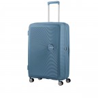 Trolley Soundbox 4-Rollen 77 cm Stone Blue, Farbe: blau/petrol, Marke: American Tourister, EAN: 5400520102942, Abmessungen in cm: 51.5x77x29.5, Bild 7 von 12