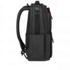 Rucksack Openroad Backpack mit Laptopfach 15 Zoll Orange Black, Farbe: schwarz, Marke: Samsonite, EAN: 5400520182944, Abmessungen in cm: 30x45x18, Bild 4 von 12