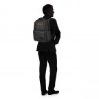 Rucksack Openroad Backpack mit Laptopfach 15 Zoll Orange Black, Farbe: schwarz, Marke: Samsonite, EAN: 5400520182944, Abmessungen in cm: 30x45x18, Bild 6 von 12