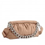 Umhängetasche / Clutch Soft Volume Ruby Silky Leather Light Beige, Farbe: beige, Marke: Les Visionnaires, EAN: 4260711671531, Abmessungen in cm: 32x16x10, Bild 2 von 6