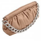 Umhängetasche / Clutch Soft Volume Ruby Silky Leather Light Beige, Farbe: beige, Marke: Les Visionnaires, EAN: 4260711671531, Abmessungen in cm: 32x16x10, Bild 3 von 6