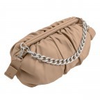 Umhängetasche / Clutch Soft Volume Emma Silky Leather Light Beige, Farbe: beige, Marke: Les Visionnaires, EAN: 4260711672170, Abmessungen in cm: 43x26x13, Bild 3 von 6