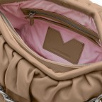 Umhängetasche / Clutch Soft Volume Emma Silky Leather Light Beige, Farbe: beige, Marke: Les Visionnaires, EAN: 4260711672170, Abmessungen in cm: 43x26x13, Bild 5 von 6