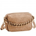 Umhängetasche Weave Emily Soft Grainy Leather Caramel, Farbe: cognac, Marke: Les Visionnaires, EAN: 4260711675607, Abmessungen in cm: 26x16x8, Bild 2 von 6