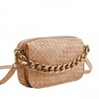 Umhängetasche Weave Emily Soft Grainy Leather Caramel, Farbe: cognac, Marke: Les Visionnaires, EAN: 4260711675607, Abmessungen in cm: 26x16x8, Bild 3 von 6