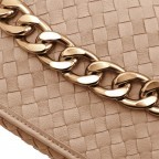 Umhängetasche Weave Emily Soft Grainy Leather Caramel, Farbe: cognac, Marke: Les Visionnaires, EAN: 4260711675607, Abmessungen in cm: 26x16x8, Bild 6 von 6