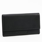 Geldbörse Maja Smooth Leather Black, Farbe: schwarz, Marke: Les Visionnaires, Abmessungen in cm: 23x15x5, Bild 2 von 3