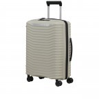 Koffer Upscape Spinner 55 erweiterbar auf 45 Liter Warm Neutral, Farbe: grau, Marke: Samsonite, EAN: 5400520160638, Abmessungen in cm: 40x55x20, Bild 2 von 14