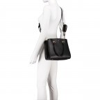 Handtasche Alexie Black, Farbe: schwarz, Marke: Guess, EAN: 0190231566748, Abmessungen in cm: 29x23.5x11.5, Bild 6 von 7
