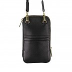 Handytasche / Geldbörse Saffiano Black, Farbe: schwarz, Marke: Guess, EAN: 7621826492973, Abmessungen in cm: 12x20x4.5, Bild 3 von 6