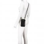 Handytasche / Geldbörse Saffiano Black, Farbe: schwarz, Marke: Guess, EAN: 7621826492973, Abmessungen in cm: 12x20x4.5, Bild 5 von 6