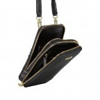 Handytasche / Geldbörse Saffiano Black, Farbe: schwarz, Marke: Guess, EAN: 7621826492973, Abmessungen in cm: 12x20x4.5, Bild 6 von 6