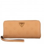 Geldbörse Helaina mit abnehmbarer Handschlaufe Caramel, Farbe: cognac, Marke: Guess, EAN: 0190231603122, Abmessungen in cm: 20x10x2.5, Bild 1 von 5