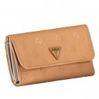 Geldbörse Helaina Caramel, Farbe: cognac, Marke: Guess, EAN: 0190231603160, Abmessungen in cm: 19x11x3, Bild 2 von 4